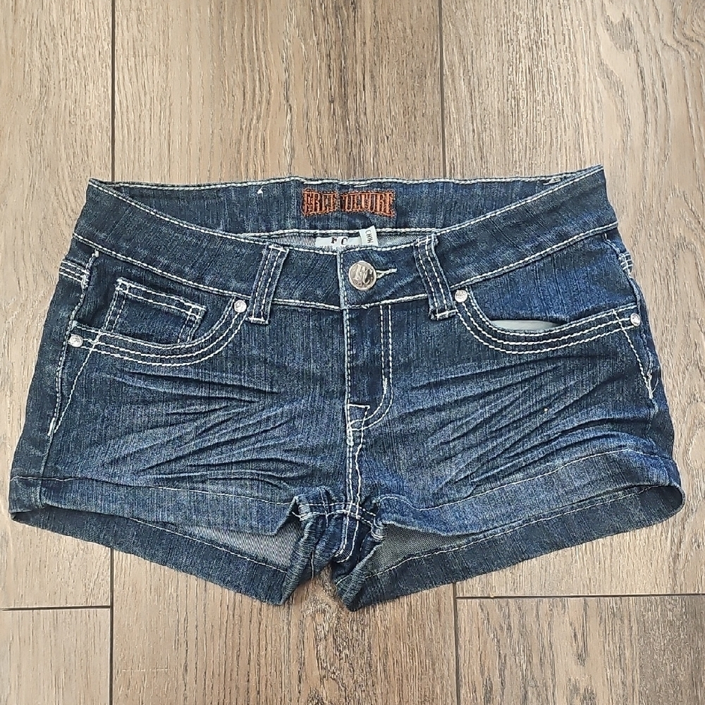 Women's, Jean, Denim, Shorts, Western, Cowgirl, Festival, Travel, Casual, Summer